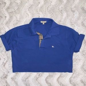 Authentic Burberry cropped shirt